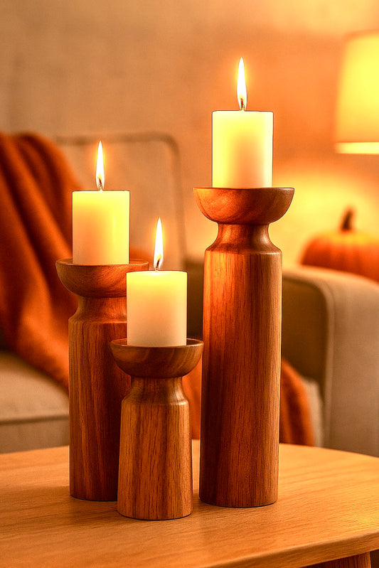 Holzzauber - Kerzenständer