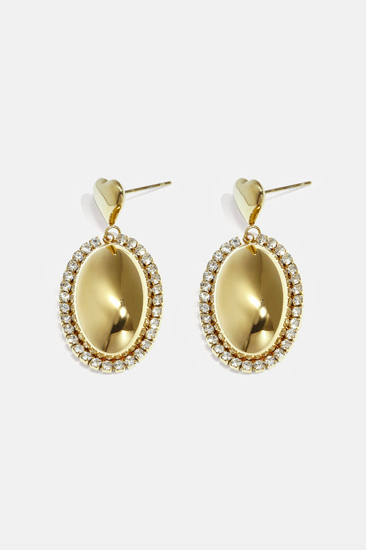 Stainless Steel Drop Earrings Heart Casual Daily Simple Series Women's jewelry